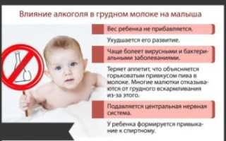 Через сколько обновляется грудное молоко после алкоголя