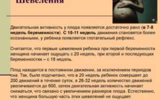 Во сколько недель начинает шевелиться ребенок при четвертой беременности