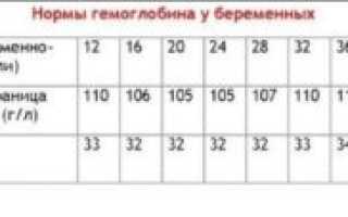 Низкий Гемоглобин В Третьем Триместре Беременности