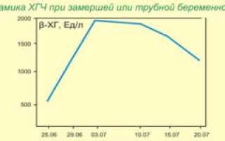 Какой хгч при замершей беременности на ранних сроках