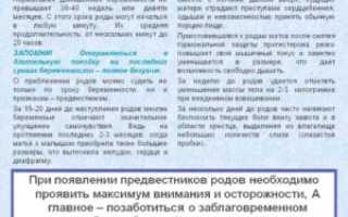 Пробка отошла когда роды форум